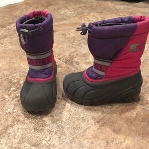 Toddler girl snow boots